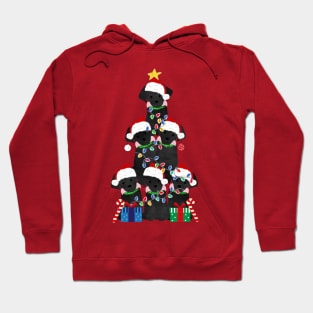 Black Lab Puppy Christmas Tree Hoodie